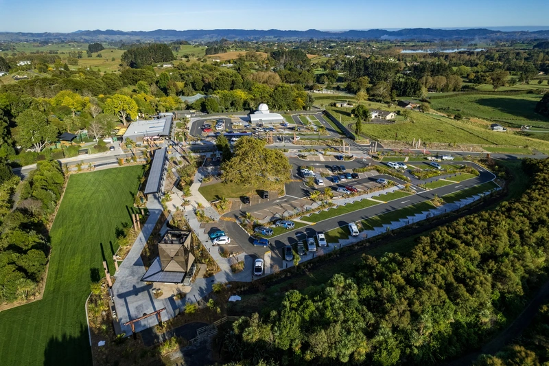 Te Kaaroro view from a drone